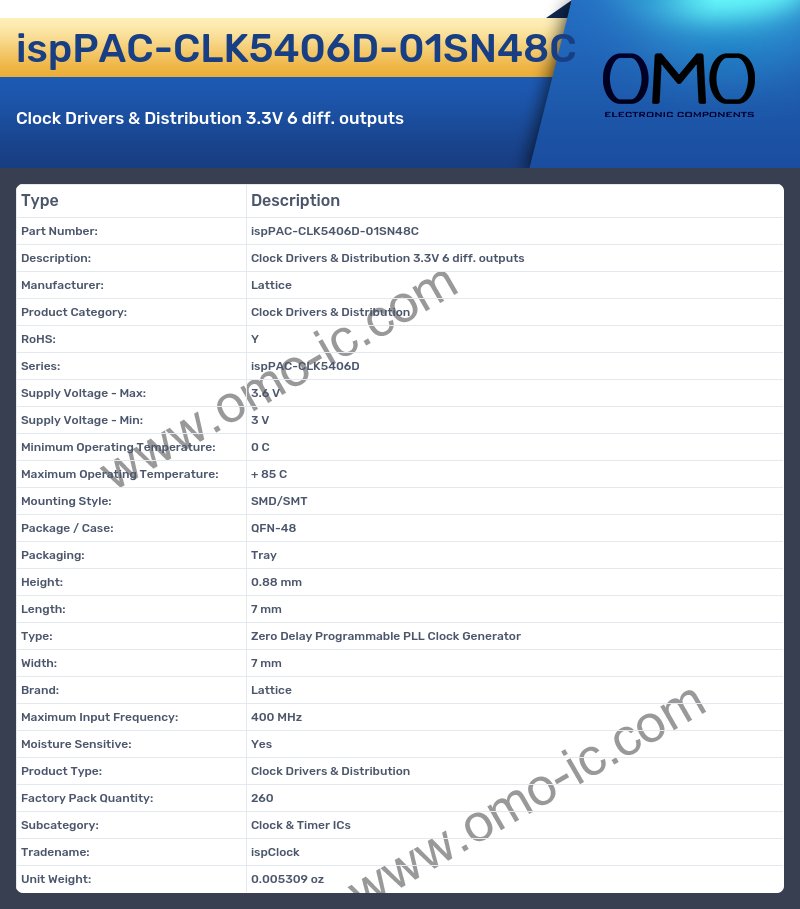 ispPAC-CLK5406D-01SN48C