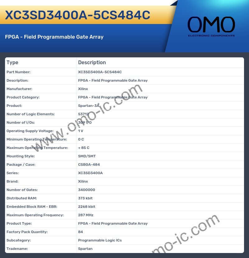 XC3SD3400A-5CS484C