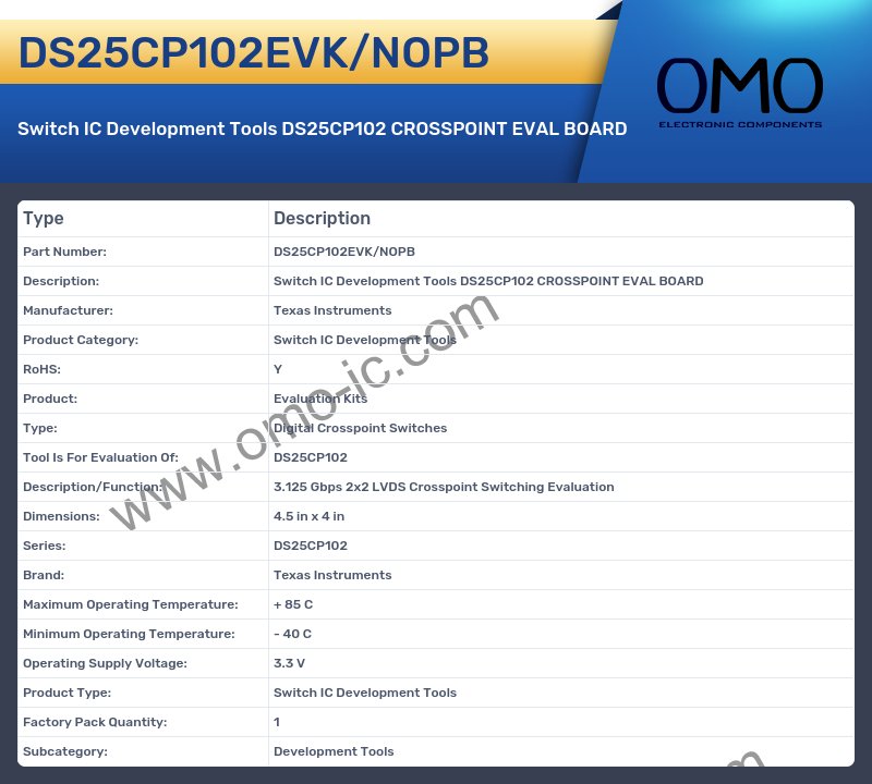 DS25CP102EVK/NOPB