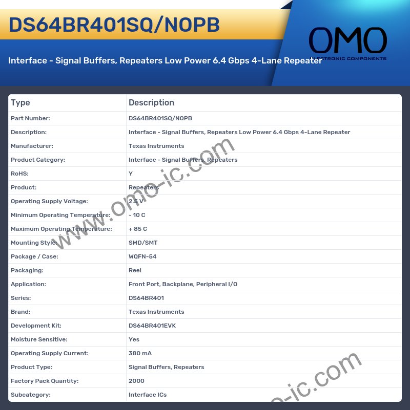 DS64BR401SQ/NOPB