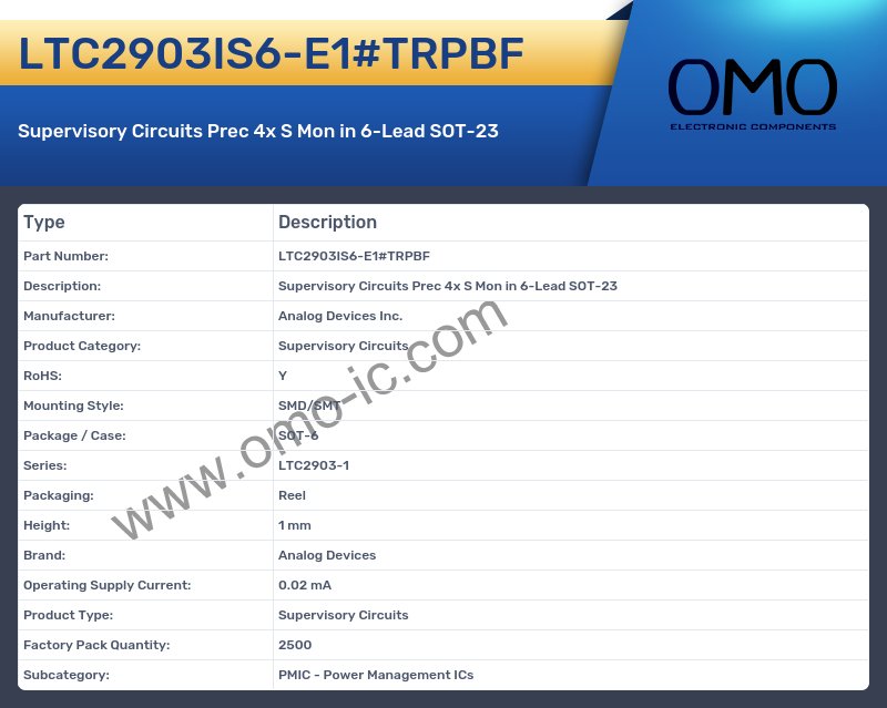 LTC2903IS6-E1#TRPBF