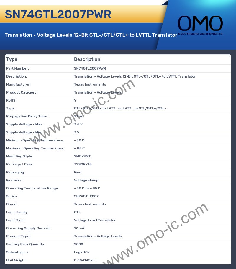 SN74GTL2007PWR