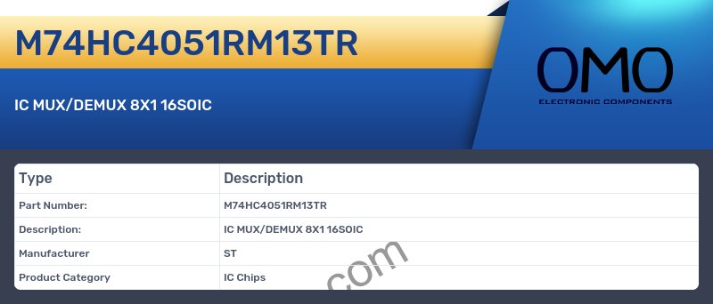 M74HC4051RM13TR