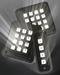 3000 Series Illuminated Keypads
