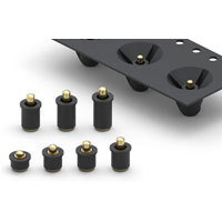 807 Series Insulated Spring Pins