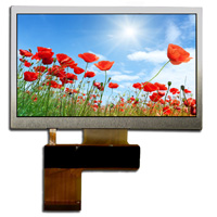 4.3” WQVGA TFT Display