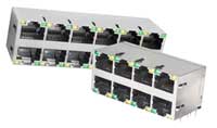 RJ45 StackJack™ with LEDs SS-74500 Series