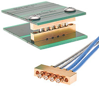 SMP Ganged 4-Port Coax Connectors