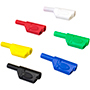 Insulated Stackable 4 mm Banana Plugs
